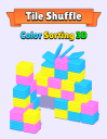 Tile shuffle: Color sorting 3D