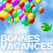 "Bonnes vacances" petit oiseau