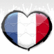 Foot: Drapeau coeur franais