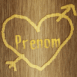 Gravez votre pr�nom dans le bois!
