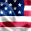 Drapeau USA flottant au vent