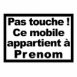 "Ce mobile appartient "