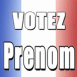 Drapeau bleu-blanc-rouge "Votez"