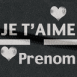 Bande routire "Je t'aime"