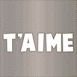 Enchanement de panneaux "Je t'aime"