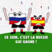 Ce soir c'est la Russie qui gagne!