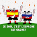 Ce soir c'est l'Espagne qui gagne!