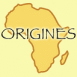 Afrique: carte avec mention "Origines"